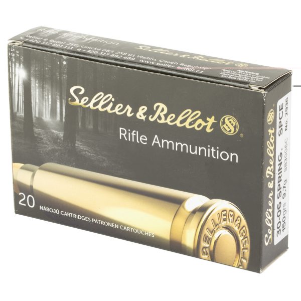Sellier & Bellot .30-06 Springfield 150gr Spce 20ct - Image 4