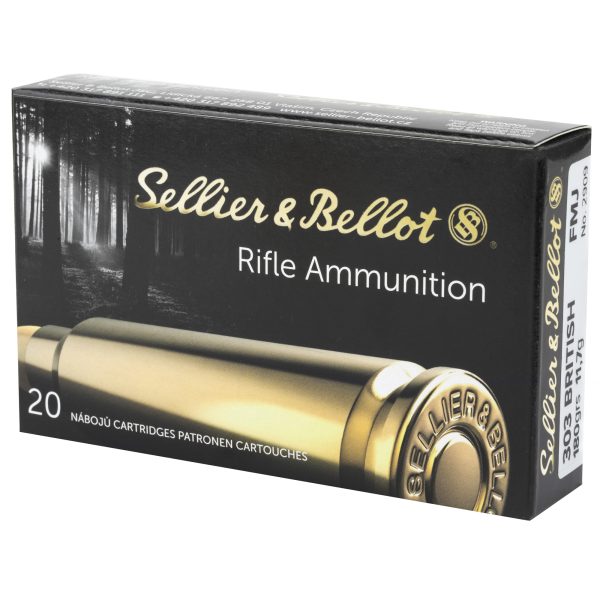 Sellier & Bellot .303British 180gr Fmj 20ct - Image 4