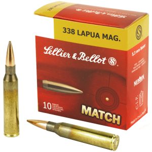 Sellier & Bellot .338lapua 250gr Sierra Hpbt 10ct