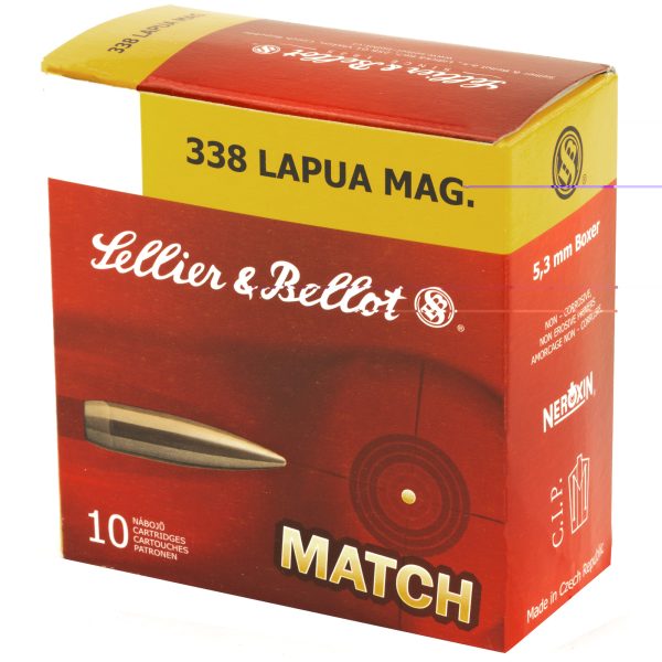 Sellier & Bellot .338lapua 250gr Sierra Hpbt 10ct - Image 4