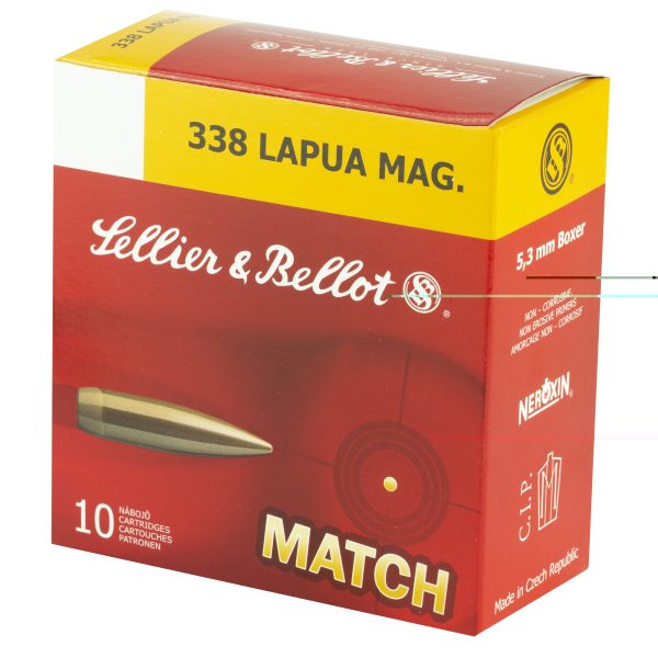Sellier & Bellot .338lapua 300gr Sierra 10ct - Image 4
