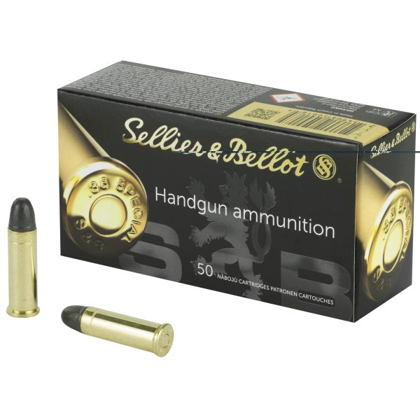 Sellier & Bellot .38spl 158gr Lrn 50ct