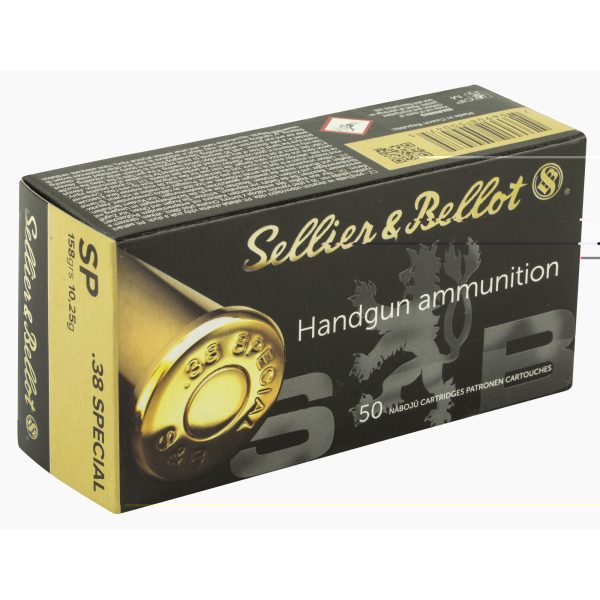 Sellier & Bellot .38spl 158gr Sp 50ct - Image 4