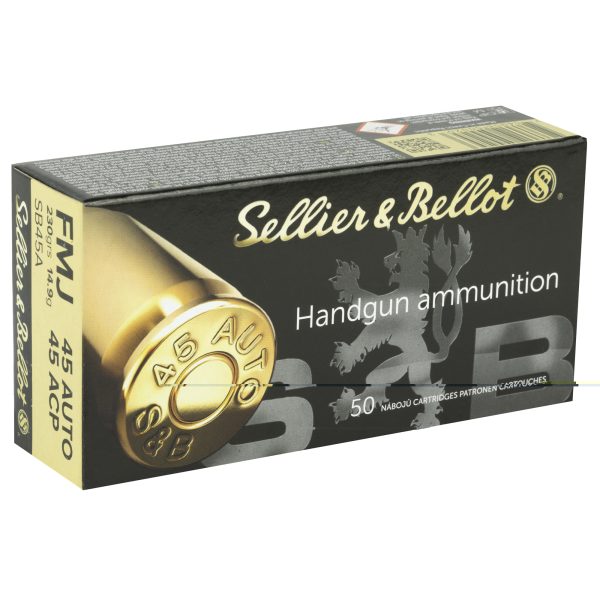 Sellier & Bellot .45acp 230gr Fmj 50ct - Image 4