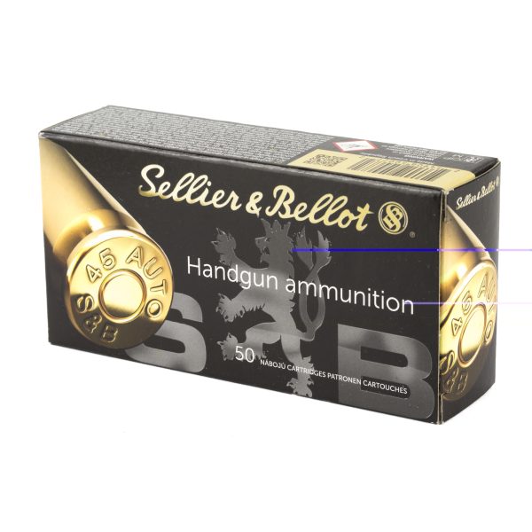 Sellier & Bellot .45acp 230gr Jhp 50ct - Image 4