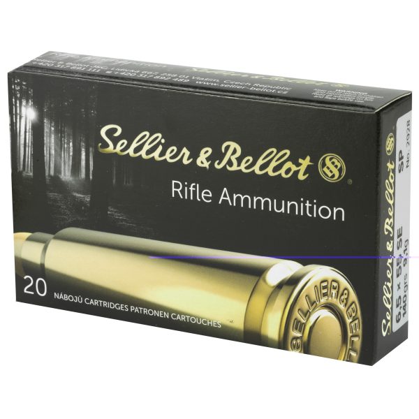 Sellier & Bellot 6.5x55sw 140gr Sp 20ct - Image 2