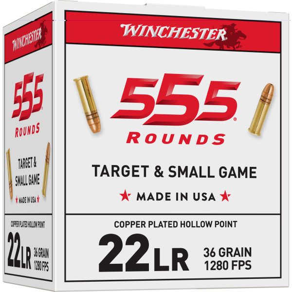 Winchester .22lr 36gr Cpr Hp 555ct