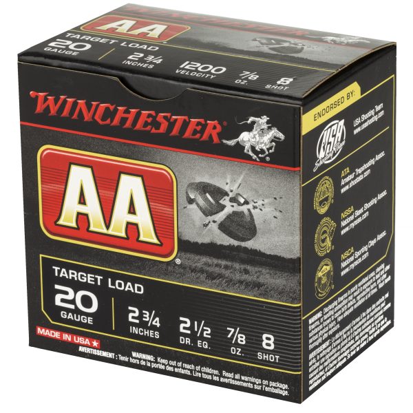 Winchester AA 20ga 2.75" #8 25ct - Image 4