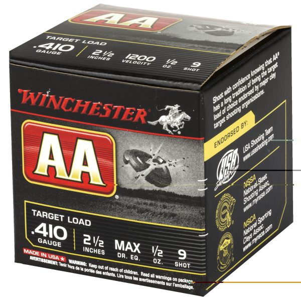 Winchester AA .410ga 2.5" #9 25ct - Image 2