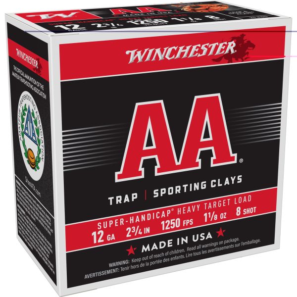 Winchester AA Sh 12ga 2.75" #8 25ct