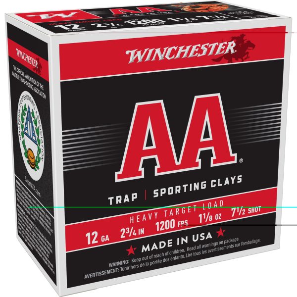Winchester AA Heavy Target 12ga 2.75" #7.5 25ct