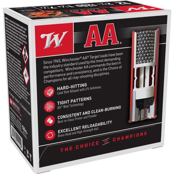 Winchester AA Heavy Target 12ga 2.75" #7.5 25ct - Image 2