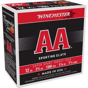 Winchester AA Ss 12ga 2.75" #7.5 25ct