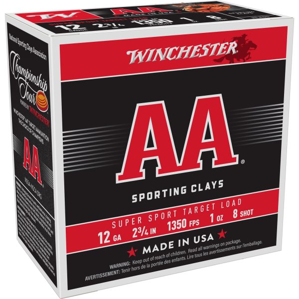 Winchester AA Sport SC 12ga 2.75" #8 25ct