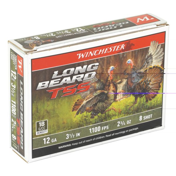 Winchester Longbeard Tss 12ga 3.5" #8 5ct - Image 2