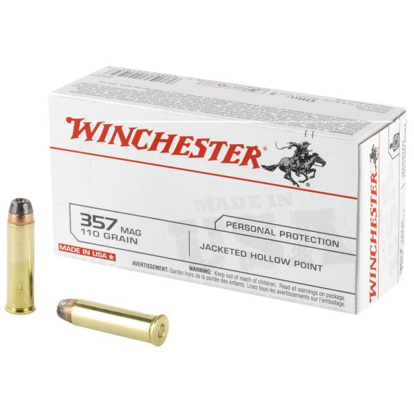 Winchester USA .357mag 110jhp 50ct