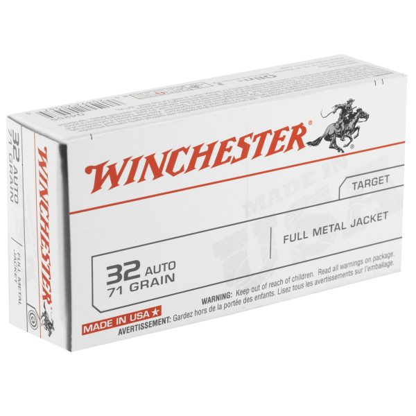 Winchester USA .32acp 71gr Fmj 50ct - Image 3