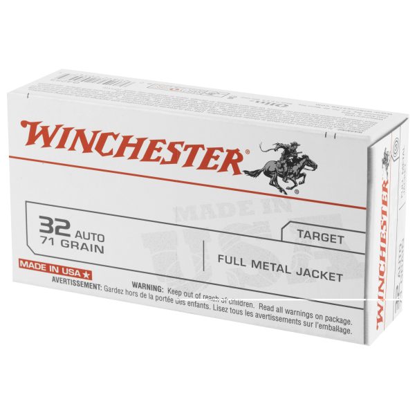Winchester USA .32acp 71gr Fmj 50ct - Image 4