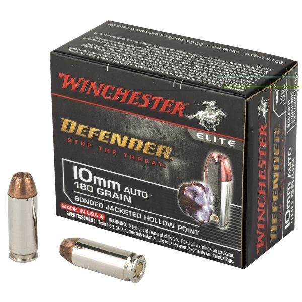 Winchester Defender 10mm 180gr Bjhp 20ct