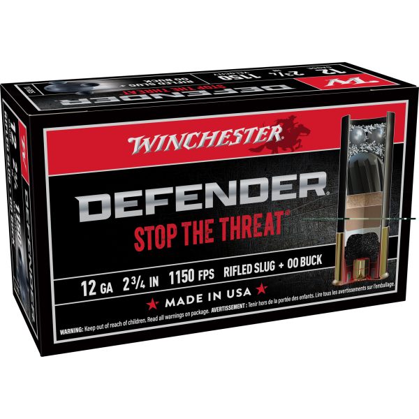 Win Defender 12ga 2.75" 3-00-1oz 10- - Image 2