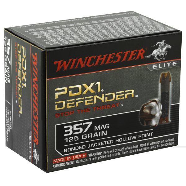 Winchester Defender .357mag 125gr Jhp 20ct - Image 3