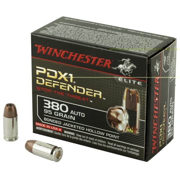 Winchester Defender .380acp 95gr Jhp 20ct