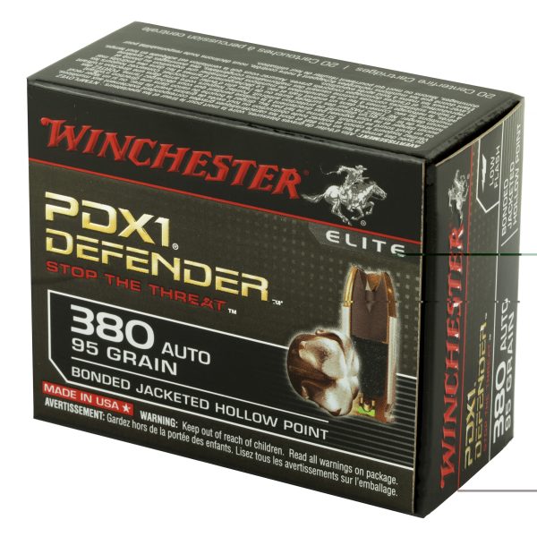 Winchester Defender .380acp 95gr Jhp 20ct - Image 4