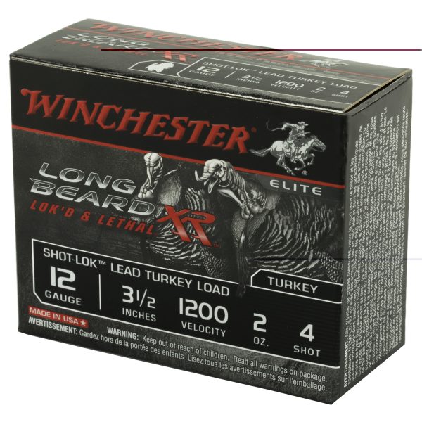 Winchester Longbeard XR Turkey 12ga 3.5" #4 2oz 10ct - Image 4