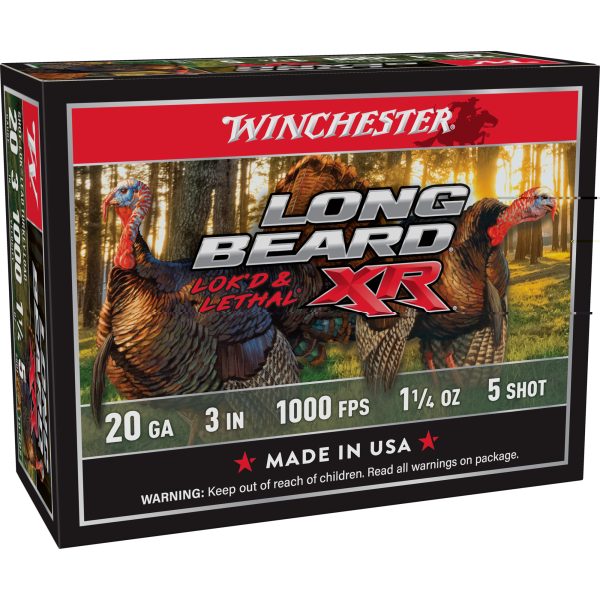 Winchester Longbeard XR Turkey 20ga 3" #5 1.25oz 10ct