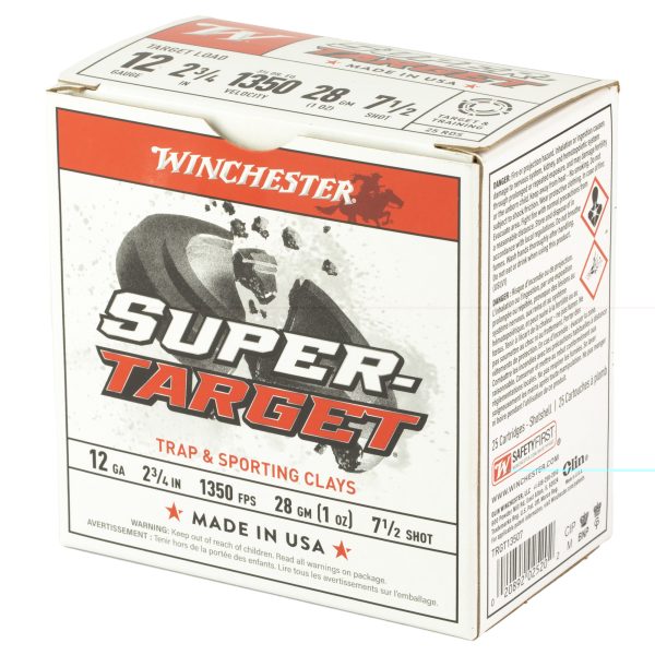 Winchester Super Target 12ga 2.75" #7.5 25ct - Image 3
