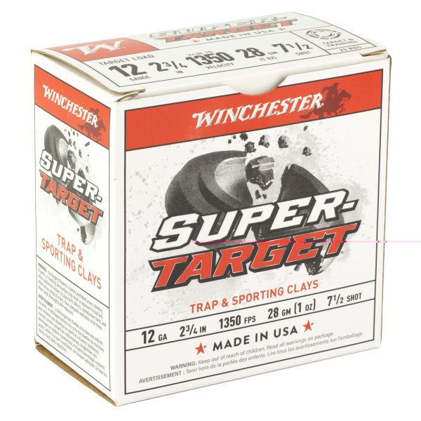 Winchester Super Target 12ga 2.75" #7.5 25ct - Image 2