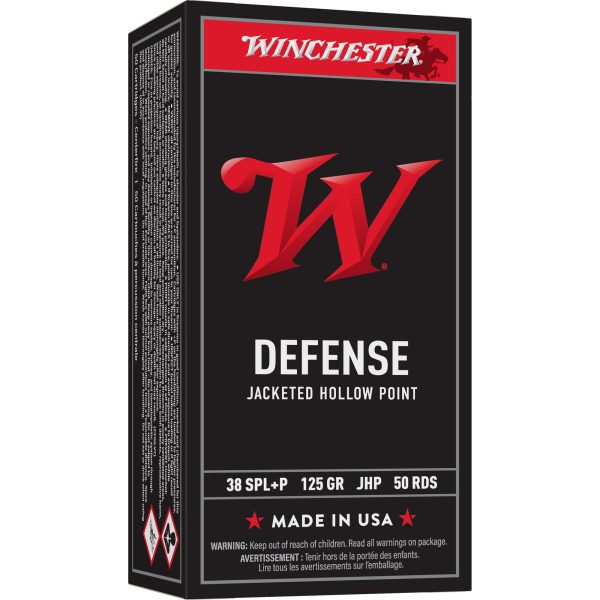 Winchester Usa .38spl+p 125gr Jhp 50ct