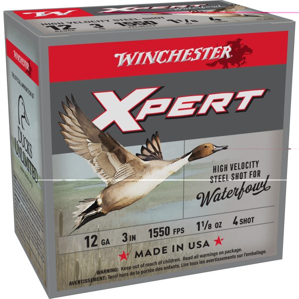 Winchester Xpert Hv Stl 12ga 3" #4 25ct