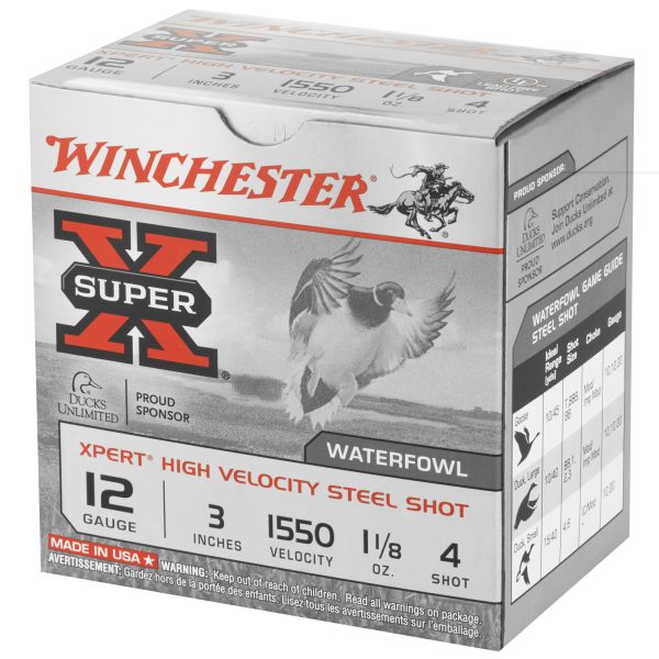 Winchester Xpert Hv Stl 12ga 3" #4 25ct - Image 3