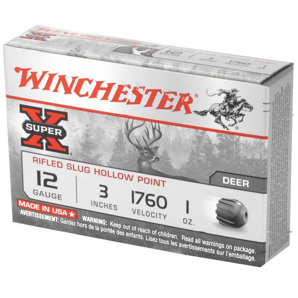 Winchester SuperX 12ga 3" 1oz Rifled 5ct - Image 4