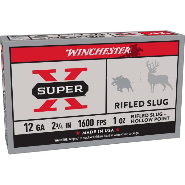 Winchester SuperX 12ga 2.75" 1oz Rifled 5ct