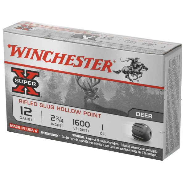 Winchester SuperX 12ga 2.75" 1oz Rifled 5ct - Image 2
