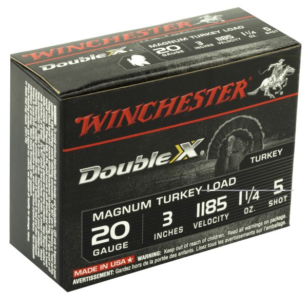 Winchester Dbl X Mag Turkey 20ga 3" #5 10ct - Image 3