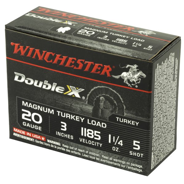 Winchester Dbl X Mag Turkey 20ga 3" #5 10ct - Image 2