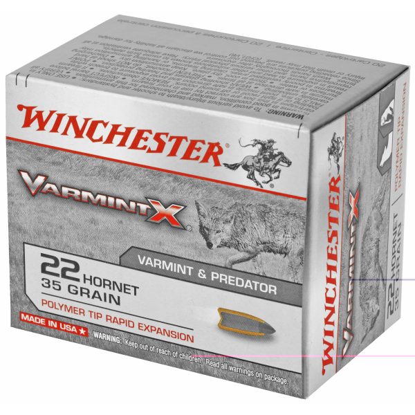 Winchester .22 Hornet 35gr Varmint Xp 20ct - Image 4