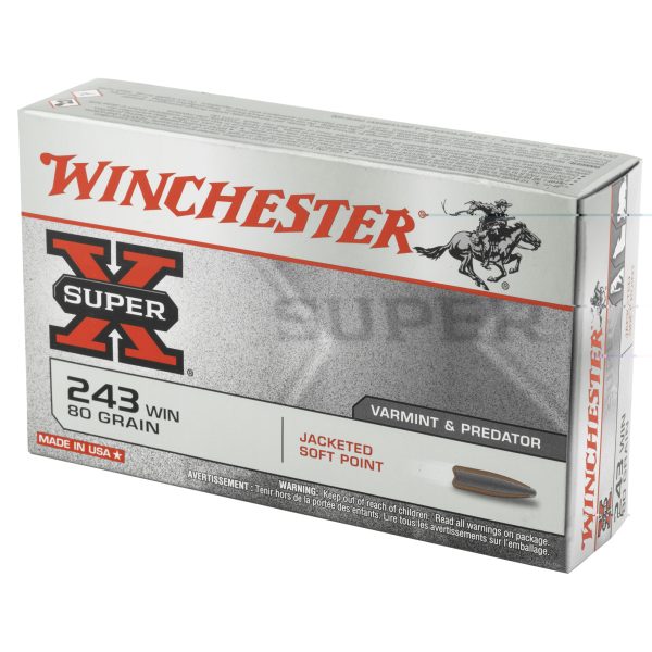 Winchester SuperX .243win 80gr Jsp 20ct - Image 4