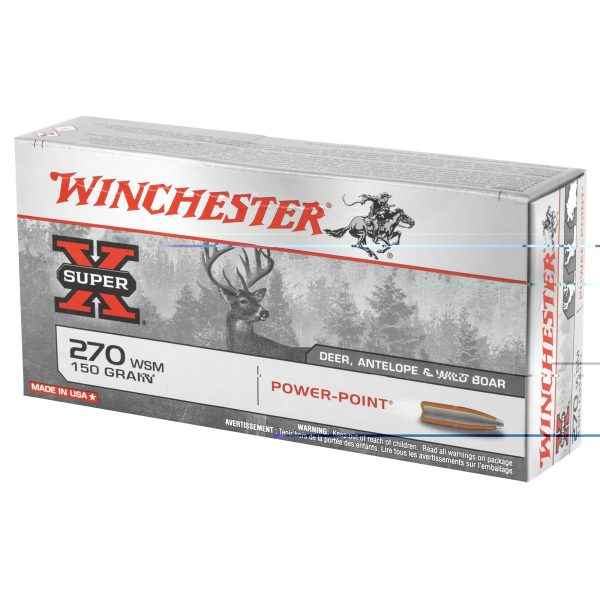 Winchester SuperX Power Point .270wsm 150gr 20ct - Image 3