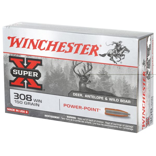 Winchester SuperX Power Point .308win 150gr 20ct - Image 4