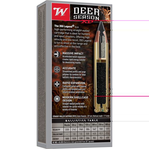 Winchester Deer SSN .350 Legend 150gr 20ct - Image 2