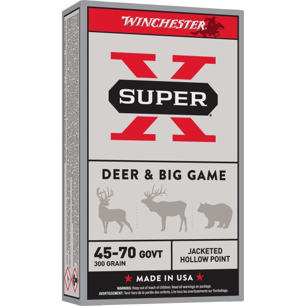 Winchester SuperX .45-70gvt 300gr Jhp 20ct