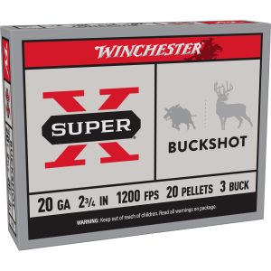 Win Superx 20ga 2.75 #3bk 20pl 5-250
