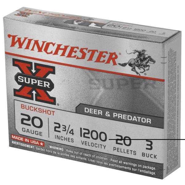 Win Superx 20ga 2.75 #3bk 20pl 5-250 - Image 4