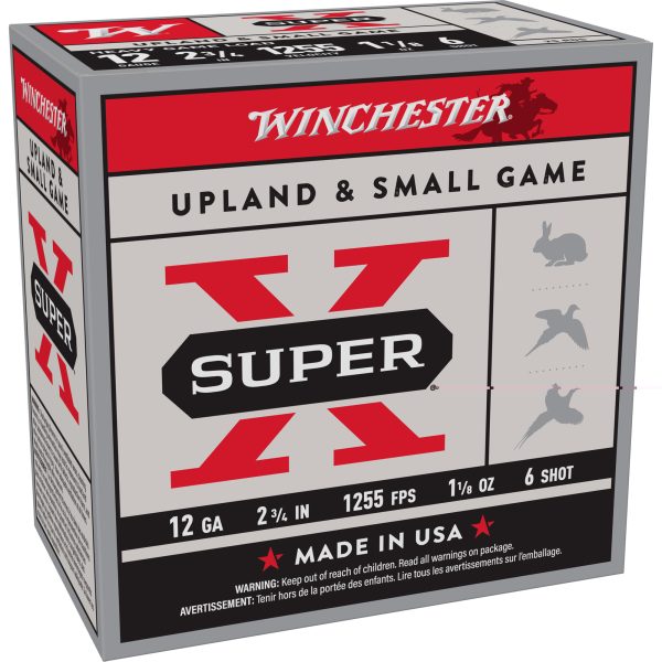 Winchester SuperX Hgl 12ga 2.75" #6 25ct