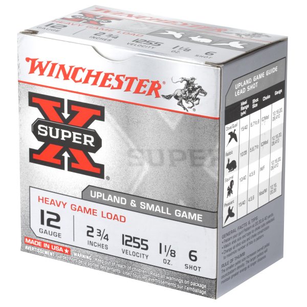 Winchester SuperX Hgl 12ga 2.75" #6 25ct - Image 2