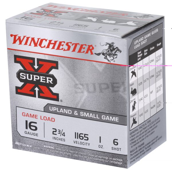 Winchester SuperX 16ga 2.75" #6 25ct - Image 2